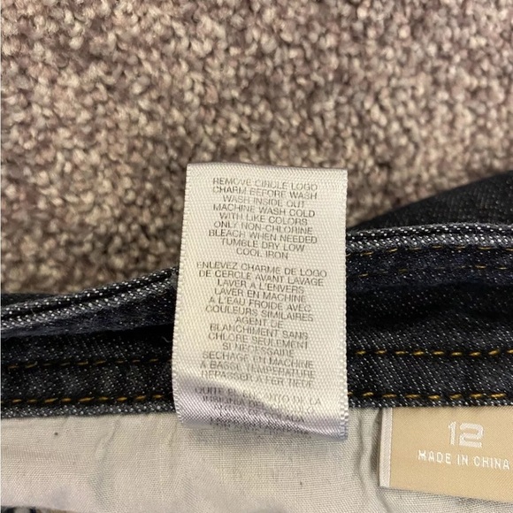 Michael Kors Women's Boot Cut Jeans Mid Rise Blue Denim Stretch Pockets Size 12 - Picture 12 of 12